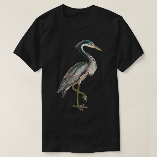 Camiseta Heron Water Bird Lover Blue Heron (Diseño del anverso)