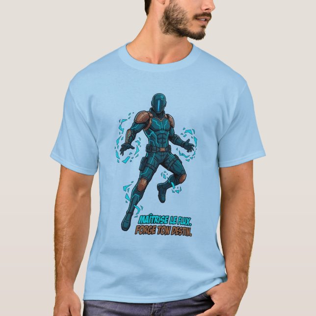 Camiseta Héros Cyberpunk - Illustration Comique (Anverso)