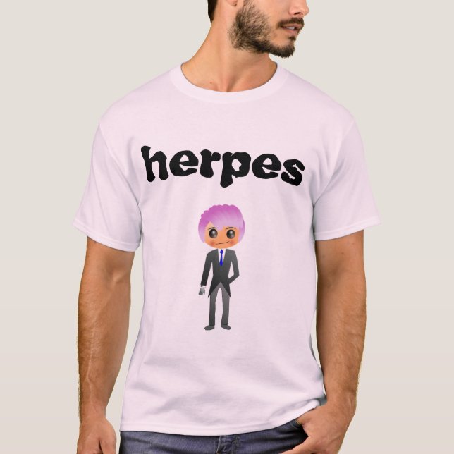 Camiseta herpes (Anverso)