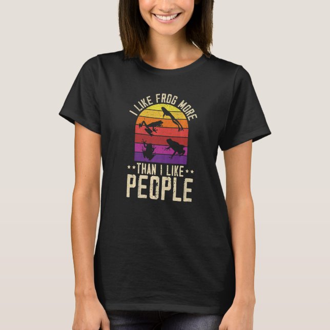 Camiseta Herpetóloga de animales Tadpole Frog (Anverso)