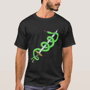 Camiseta Herpetología del reptil de la espada