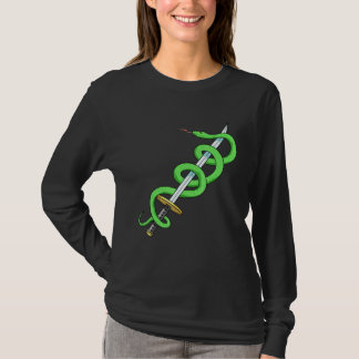 Camiseta Herpetología del reptil de la espada
