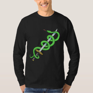 Camiseta Herpetología del reptil de la espada
