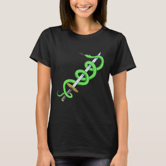 Camiseta Herpetología del reptil de la espada