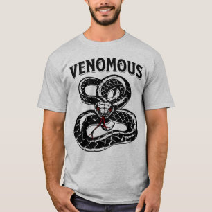 Camiseta Herpetología del reptile venenoso de serpientes