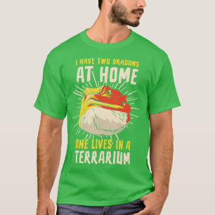 Camiseta Herpetología Dragon Lizard Reptile Terrariu