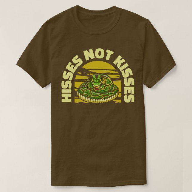 Camiseta Herpetología Serpiente Reptile Serpiente de Vida S (Diseño del anverso)