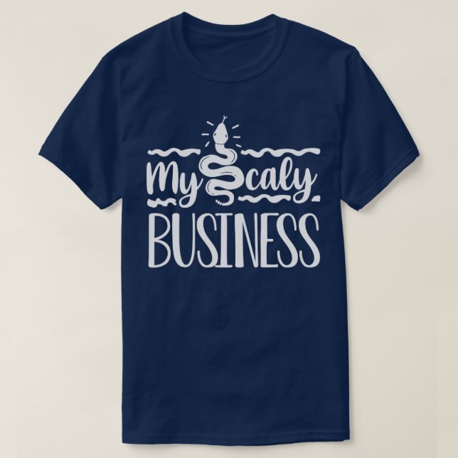 Camiseta Herpetólogo de Banana Ball Python Mi negocio de la (Diseño del anverso)