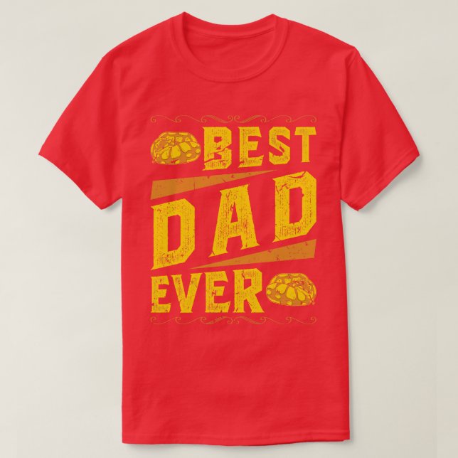 Camiseta Herpetólogo de Snake Dad Ball Python (Diseño del anverso)