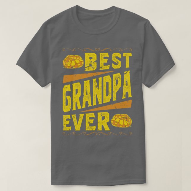Camiseta Herpetólogo del abuelo de la serpiente Ball Python (Diseño del anverso)