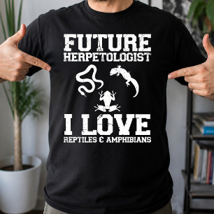 Camiseta Herpetólogo Futuro Herpetología Anfibios