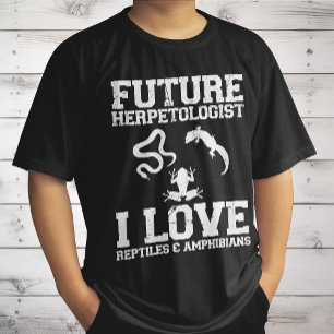 Camiseta Herpetólogo Futuro Herpetología Anfibios