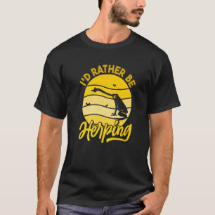 Camiseta Herpetólogo Herpetología Herp Prefiero Ser Herpi