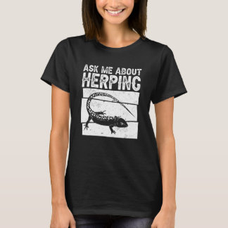 Camiseta Herpetólogo Herpetology Herpetology Herpin Pregúnt