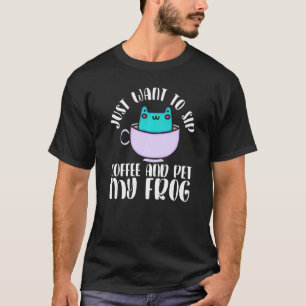 Camiseta Herpetólogo Mascota exótico Anfibio Rana