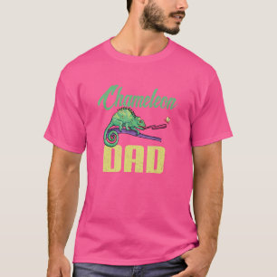Camiseta Herpetólogo Mens Lizard Reptile Chameleon Dad