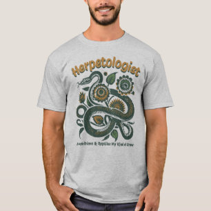 Camiseta Herpetólogo Reptile Lovers