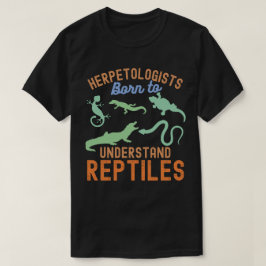 Camiseta Herpetólogos, nacidos para entender a los reptiles
