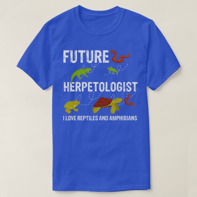Camiseta Herpetólogos Reptiles y Anfibios Biolo (Diseño del anverso)