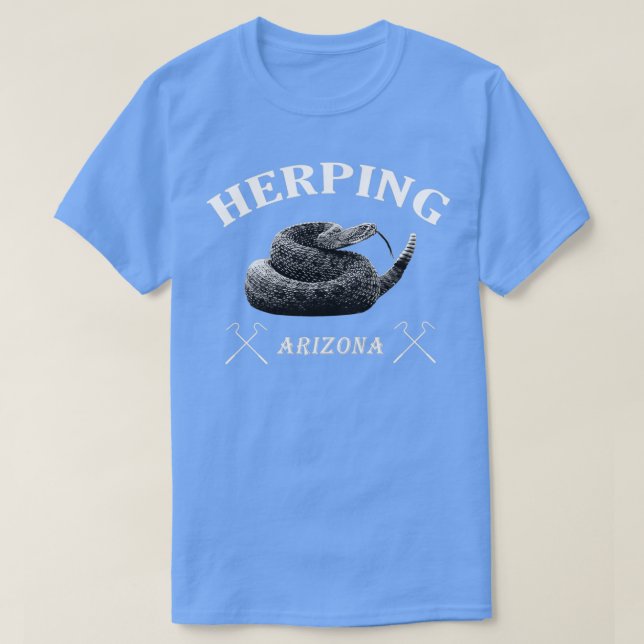 Camiseta Herping Arizona con un rompeolas (Diseño del anverso)