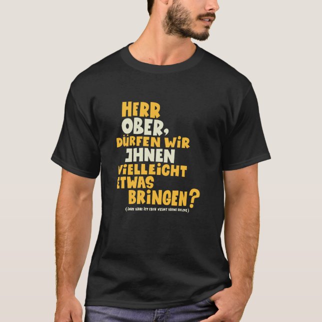 Camiseta Herr Ober - Pappa Ante Portas - Loriot -Herr Ober (Anverso)