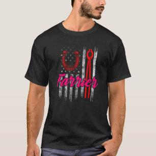Camiseta Herrador herradura recorte casco equino herrado