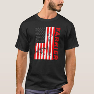 Camiseta Herrador herradura recorte casco herrado equino