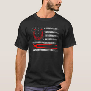 Camiseta Herrador herradura recorte casco herradura equina