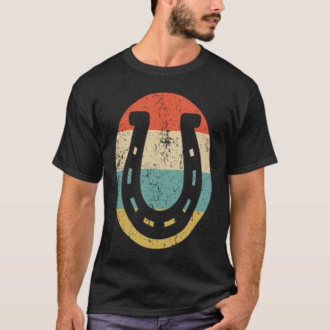 Camiseta Herradura Afortunada Estilo Vintage (Anverso)