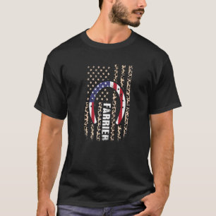 Camiseta Herradura de herrador de EE. UU. Bandera americana