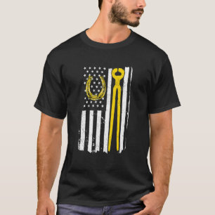 Camiseta Herradura de herradura: la bandera de los Estados