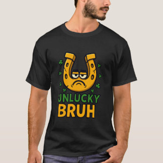 Camiseta Herradura Desafortunada Bruh Humor Divertido Día d