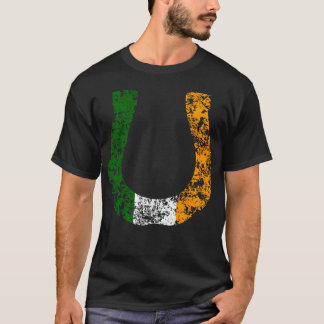Camiseta herradura irlandesa afortunada