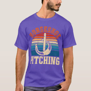 Camiseta Herradura tirando regalo caballos retro caballos h