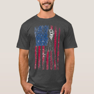 Camiseta Herramienta de Bandera de Encuesta de Tierras Esta