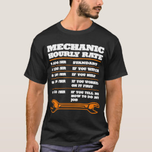 Camiseta Herramienta de profesión de mecánico de automóvile