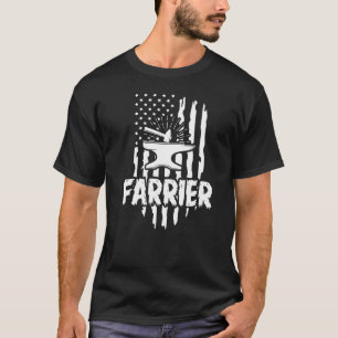 Camiseta Herramienta de trabajo con bandera de la herradura