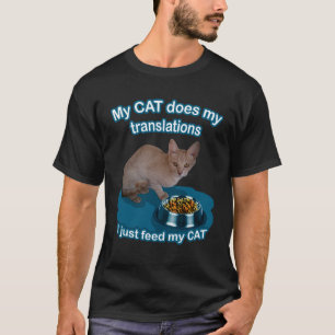 Camiseta Herramienta de traducción de gato CAT