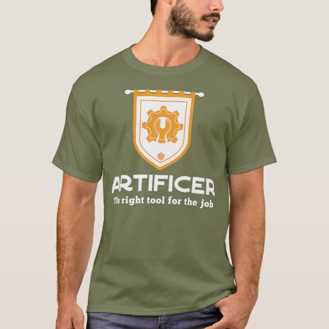Camiseta Herramienta derecha de clase RPG de Artificio para (Anverso)