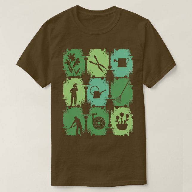 Camiseta Herramienta Jardín de jardineros (Diseño del anverso)