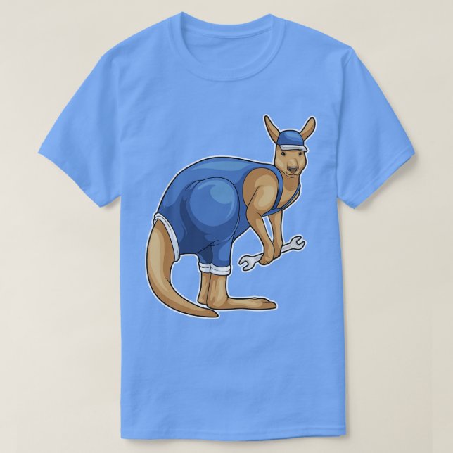 Camiseta Herramienta mecánica canguro (Diseño del anverso)