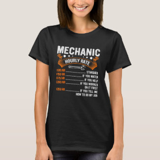 Camiseta Herramienta mecánica diesel de velocidad horaria m