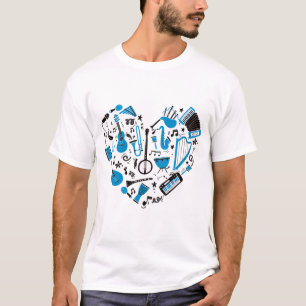 Camiseta Herramienta para el corazón de instrumentos musica