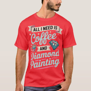 Camiseta Herramientas de arte de diamante Pintura de diaman