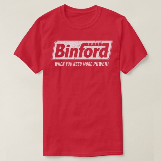 Camiseta Herramientas de Binford (Diseño del anverso)