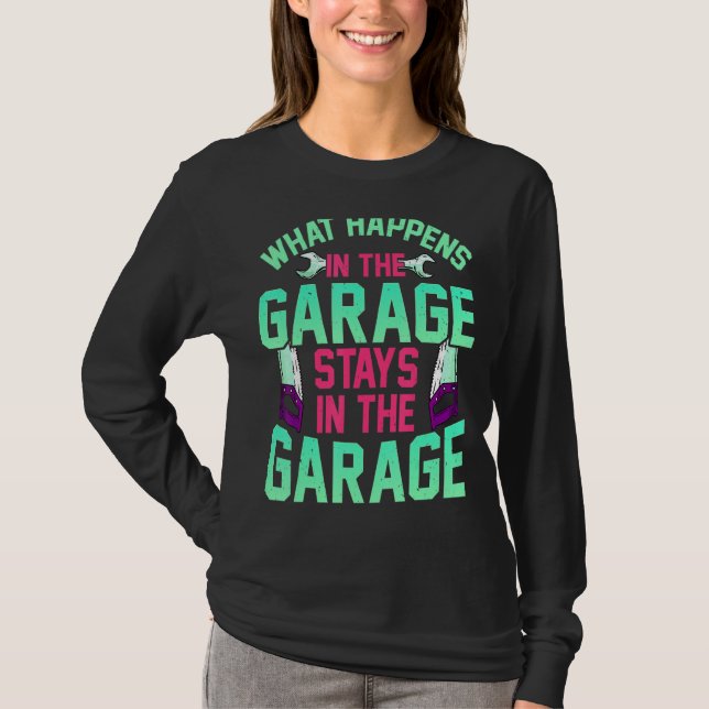 Camiseta Herramientas de carpintero de madera Taller de mad (Anverso)