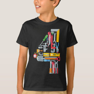 Camiseta Herramientas de construcción de 4 años de antigüed