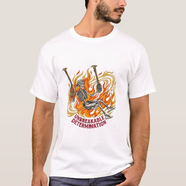 Camiseta Herramientas de Determinación Indestructible ADOM (Anverso)