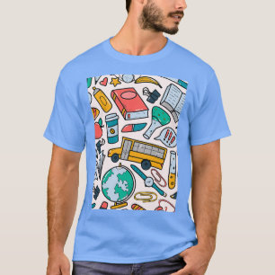 Camiseta Herramientas de estudio para volver al patrón esco