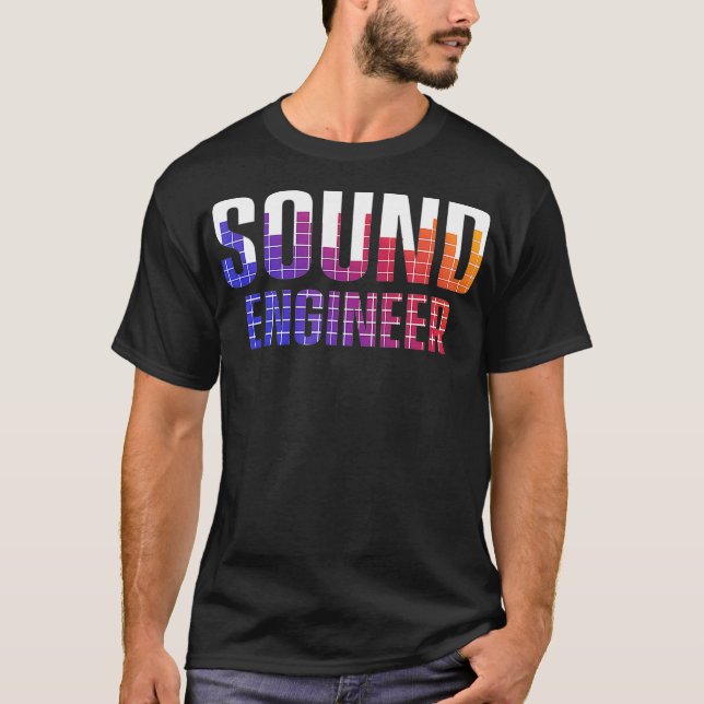 Camiseta Herramientas de Ingeniería de Sonido de Studio Tec (Anverso)
